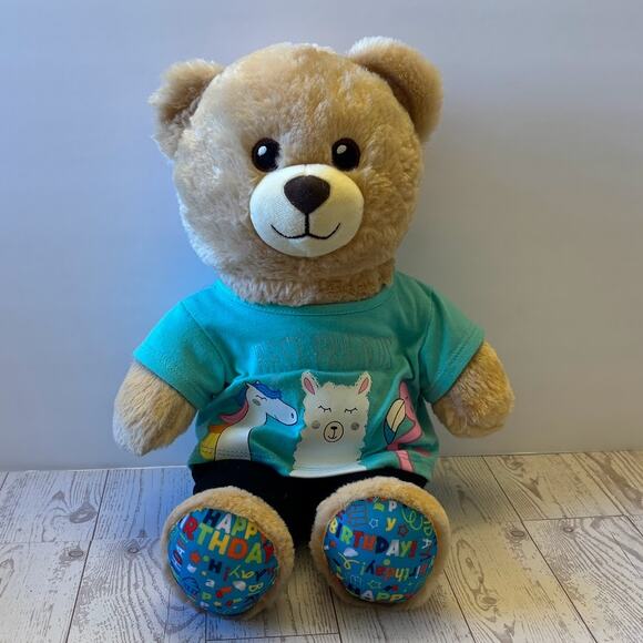 Build-A-Bear Happy Birthday Teddy – “Best Friends” Shirt – Plush Stuffed Animal - Picture 2 of 13